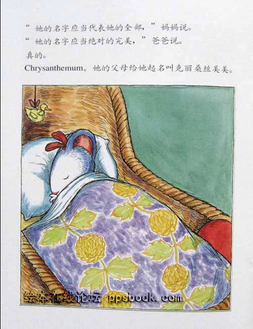 我的名字克丽桑斯美美菊花 (04),绘本,绘本故事,绘本阅读,故事书,童书,图画书,课外阅读